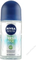 Nivea C55540 Izzadásgátló roll  men fresh kick 50 ml kép