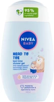 Nivea TO TOE Baby bed time head to toe babafürdető 200 ml kép