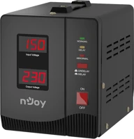 Njoy AVRL-20002AL-CS01B Transzformátor 2000VA - Alvis 2000 AVR (Kimenet: 2x Shucko, LCD kijelző kép