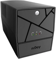 Njoy SCHUKO, LINE-INTERAKTÍV, RJ11/45 Szünetmentes 2000va - keen 2000 (4 schuko, line-interaktív, fekete) kép