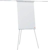Nobo 1915693 Nobo essential mágneses fehértábla és flipchart állvány kihajtható karokkal, 680x1050 mm, fehér (1915693) kép