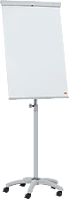 Nobo 1915694 Nobo essential mobil mágneses fehértábla és flipchart állvány kerekekkel, 680x1050 mm, fehér (1915694) kép