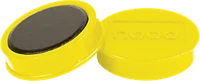 Nobo 1915316 Fehértábla mágnes 10db, 38mm átmérő, sárga (1915316) kép