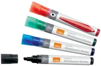 Nobo 1915386 Táblamarker, vágott hegyű, 4 mm, 4 különböző szín kép