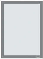 Nobo 1915696 Posztertábla, fali, a4 méret, műanyag keret, 2 db, ezüst kép