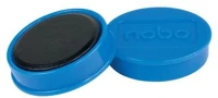 Nobo COR_VN1450 Korong mágnes, fehértáblához, 30 mm, 4 db, kék kép
