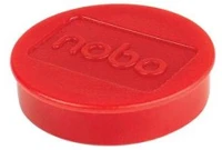 Nobo COR_VN15314 Mágneskorong, erős, 38 mm, 10 db, piros kép