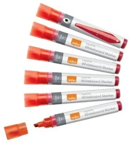 Nobo COR_VN5384 Táblamarker, vágott hegyű, 4 mm, piros kép