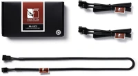 Noctua NA-SEC3 Na-sec1 chromax.black 4pin pwm fan cable extension set 60 cm kép