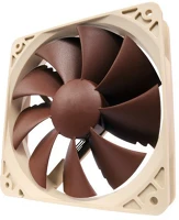Noctua NF-P12 PWM számítógépes hűtőrendszer számítógép ház ventilátor 12 cm barna kép