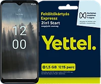 Nokia 1437365 Nokia c12 2/64 gb dualsim fekete kártyafüggetlen okostelefon + telekom domino kártya