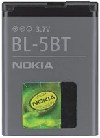 Nokia BL-5BT Nokia BL-5BT 870mAh Li-ion akku, gyári kép