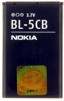 Nokia bl-5cb Nokia BL-5CB (Nokia 1616) 800mAh Li-ion akku, gyári, csomagolás nélkül