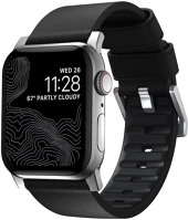 Nomad NM1A41SNW0 active strap pro black, silver - apple watch ultra 49mm 8/7 45mm/6/se/5/4 kép