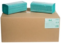 Noname 02156608/2122689 Kéztörlő közületi v hajtogatott 1 rétegű 20x250 lap zöld  -i kép