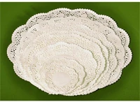 Noname 100DB Tortacsipke kerek 32 cm fehér 100 db/csomag kép