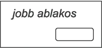 Noname 122323 Boríték la/4 szilikonos 35x90 mm jobb ablakos bélésnyomott kép