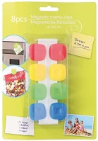 Noname 871125215723 Hűtőmágnes 2,5 x 2,5 cm műanyag klip 8 db/csomag kép