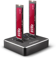 Noname ADSA-M2C Axagon  usb-c 3.2 m. 2 fekete dual dokkoló állomás kép