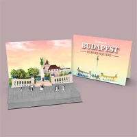 Noname PATP0080-0377 Képeslap pop-up hősök tere kép