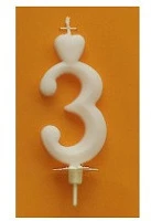 Noname PATP0160-0323 Gyertya szám nagy dobozos 3 kép