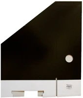 Noname PPP2150-0011 Iratpapucs a/4 hajtogatós 8 cm gerinccel fekete kép