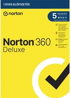 Norton 21417483 50gb hu 1 felhasználó, 5 eszköz/1 év, elektronikus licenc kép