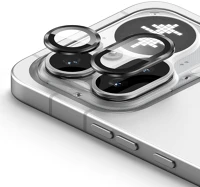 Nothing FD8800328819047 phone (4a) pro - ringke kamera üvegfólia fekete kerettel (2 szett) kép