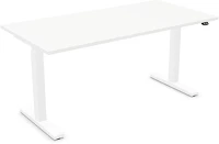 Nowystyl WEUP001-00002001 Íróasztal  elektromosan állítható magasságú 1600x800 mm fehér t-lábas fehér kép