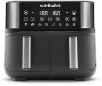 Nutribullet 0C12500003 Twin drawer nba081b fekete forrólevegős sütő kép