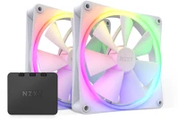 Nzxt RF-R14DF-W1 F140 rgb twin számítógép ház, processzor ventilátor 14 cm fehér 2 db kép