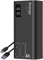 Obal:me 30000MAH, 22,5W energypulse powerbank / külső akkumulátor kábellel, digitális kijelzővel kép