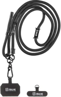 Obal:me 57983126821 Necktag rope nyakba / vállra akasztható univerzális telefontartó, fekete kép