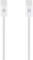 Obal:me CC60BWH Usb-c-usb-c szövet kábel, 60w, pd, 1m, fehér kép