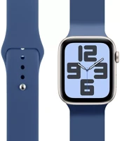 Obal:me M-L, KÉK Apple watch 42/44/45/49mm szilikon szíj, m-l, kék kép