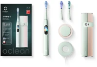 Oclean OCL553505 X ultra set elektromos fogkefe zöld kép