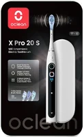 Oclean OCL556971 X pro 20 s white elektromos fogkefe szett okos kijelzővel kép