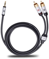 Oehlbach OB 60004 I connect jack - 2 rca  csatlakozó 3,0m fekete kép