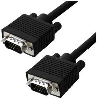 Oem WENT50135 Vga m/m video árnyékolt jelkábel - fekete kép