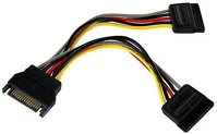 Oem WENT95114 Sata power -> 2 sata power m/f tápkábel kép