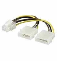 Oem XFYKABTAPPCIE6 2db molex power 4pin -> power 6pin m/f adapter kép