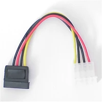 Oem XSATATÁPK Molex power 4pin -> sata power m/f adapter kép