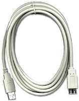 Oem XUSBKAB2AAE3 Usb-a 2.0 -> usb-a 2.0 m/f adatkábel hosszabbító 3m szürke kép