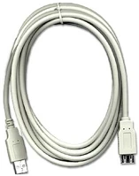 Oem XUSBKAB2AAE5 Usb-a 2.0 - usb-a 2.0 m/f adatkábel hosszabbító 4.5m kép