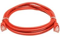 Oem XUTPSZC6KAB1P Rj45 cat6 utp m/m adatkábel 1m lsoh piros kép