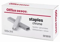 <span itemprop='brand'>Office depot</span> <span itemprop='sku'>24/6 1000db/cs</span>