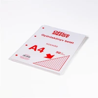 Office depot 2514-52  a4 50 lapos kockás gyűrűskönyv betét kép