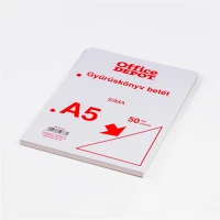 Office depot 2515-53  a5 50 lapos sima gyűrűskönyv betét kép