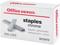 <span itemprop='brand'>Office depot</span> <span itemprop='sku'>26/6 1000db/cs</span>