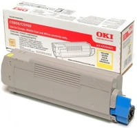 Oki 43324421 C5800,5900 toner sárga 5000 oldalra kép
